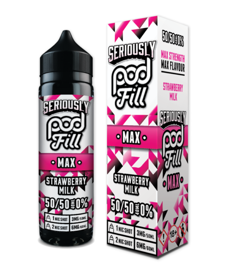 SERIOUSLY POD FILL MAX - STRAWBERRY MILK - 40ML