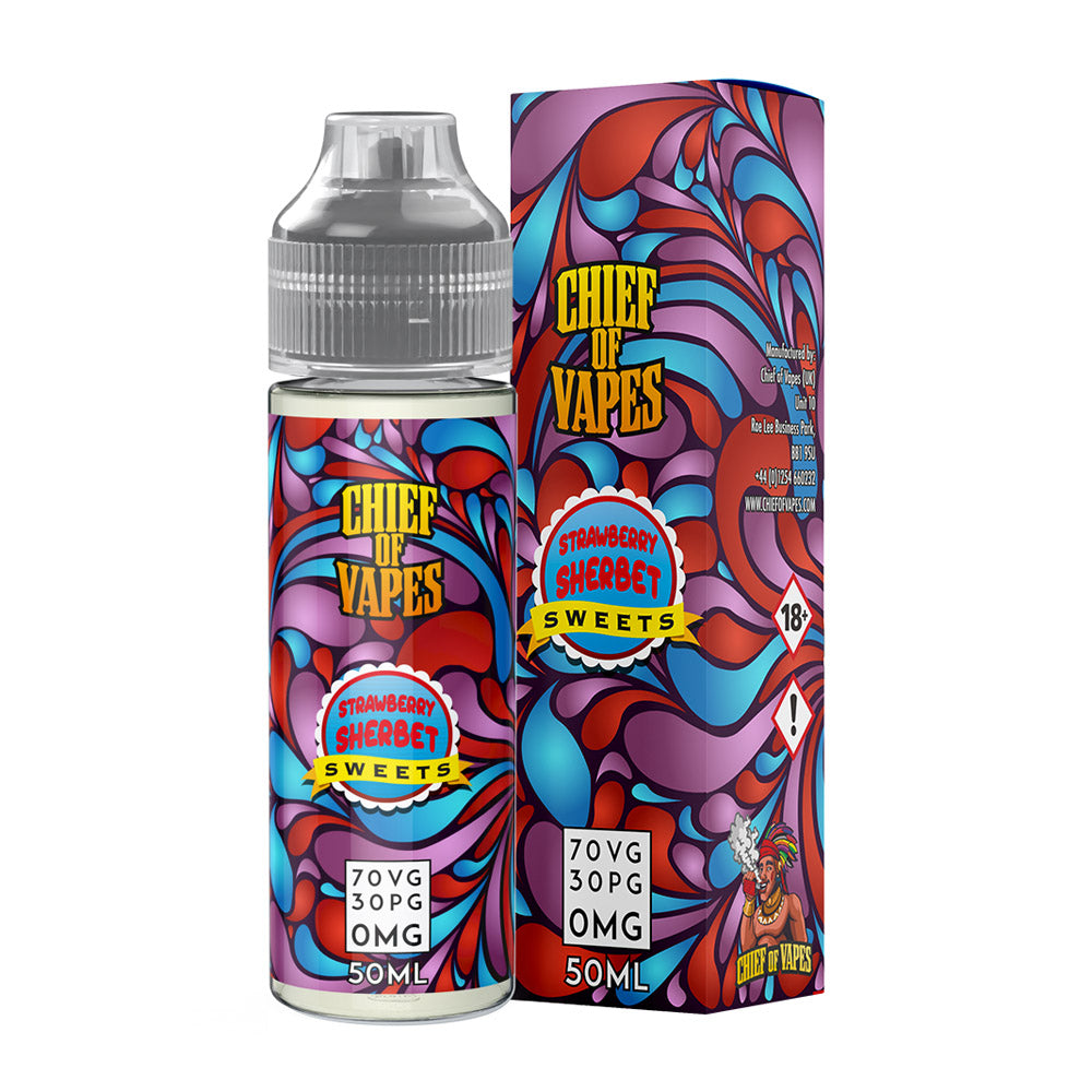 CHIEF OF VAPES - STRAWBERRY SHERBET - 50ML