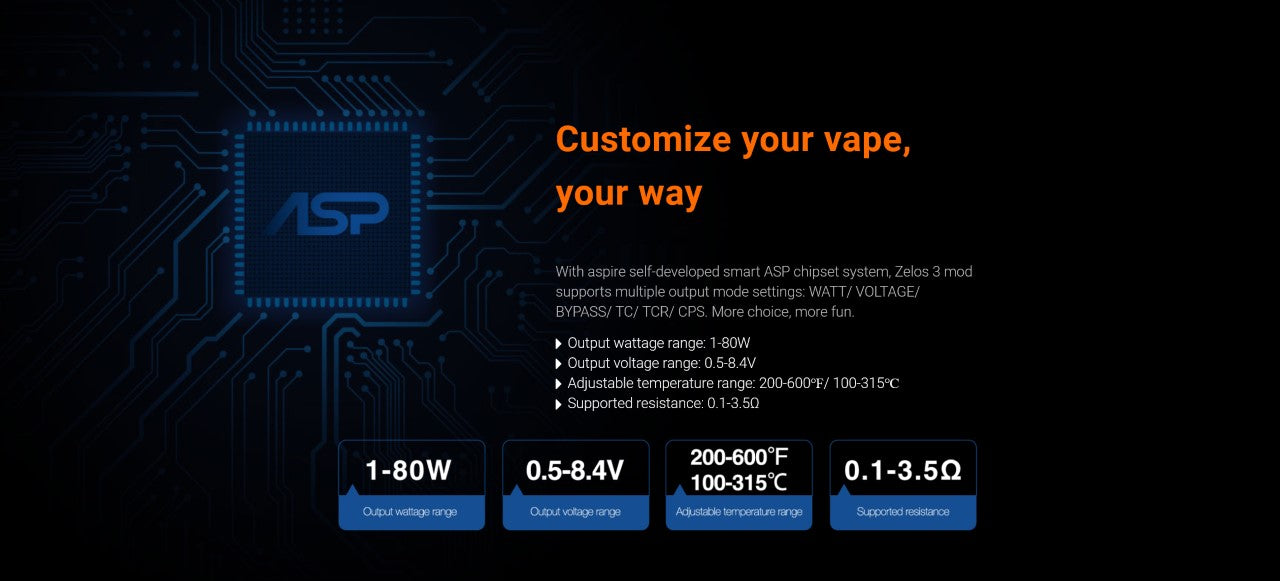 Aspire - Zelos 3 - Black