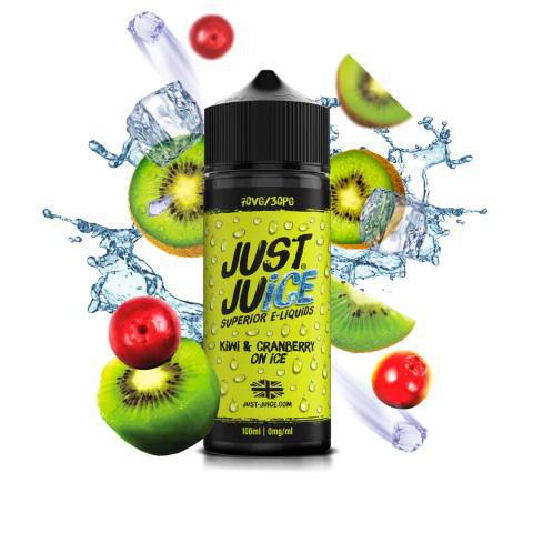 JUST JUICE - KIWI CRANBERRY ON ICE - 100ML