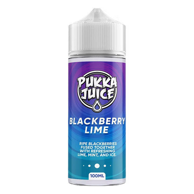 PUKKA JUICE - BLACKBERRY LIME - 100ML
