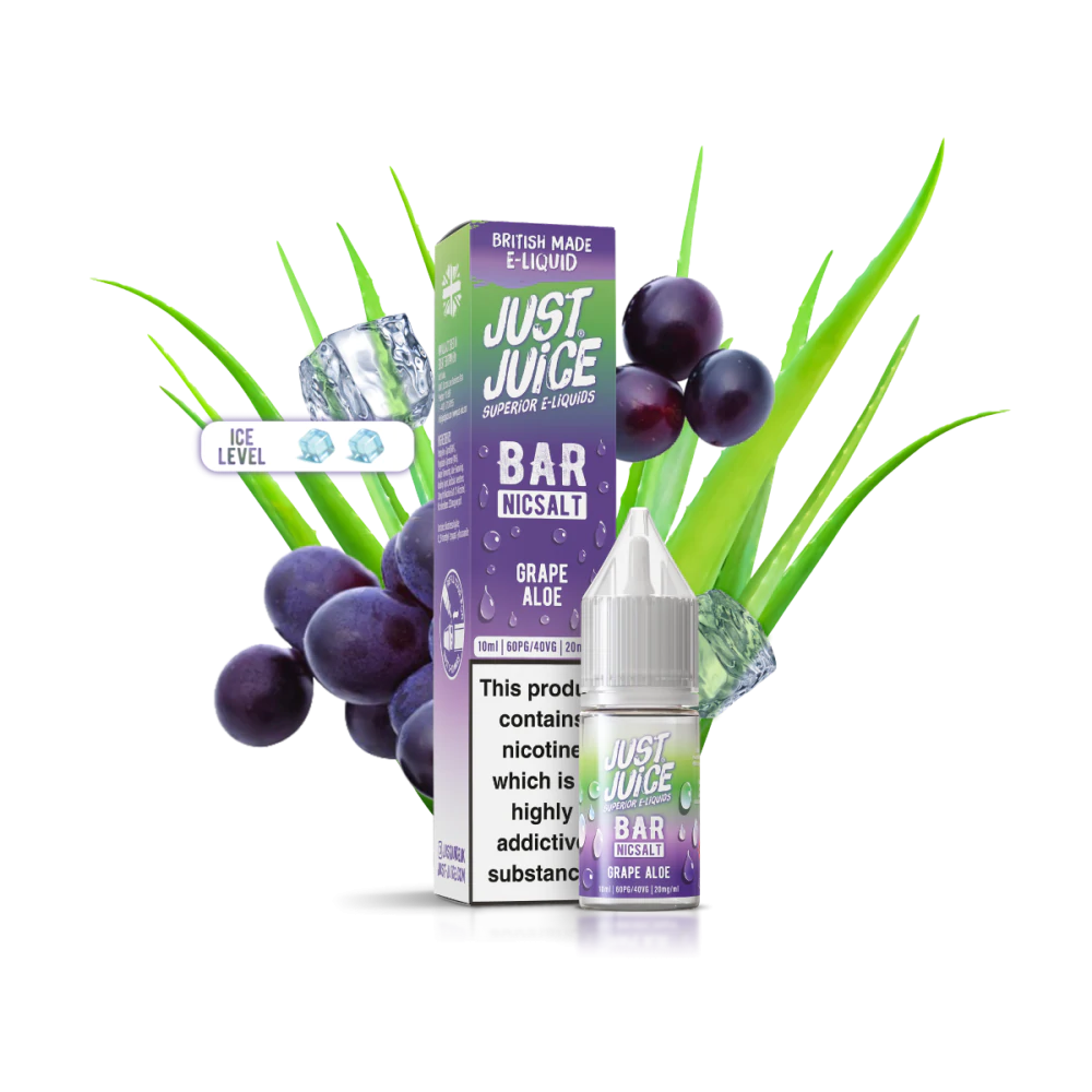 JUST JUICE - GRAPE ALOE - NIC SALT 5MG