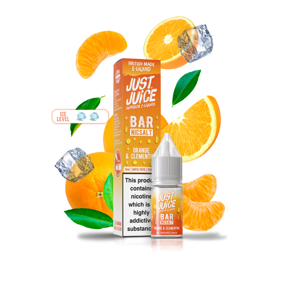 JUST JUICE - ORANGE & CLEMENTINE - NIC SALT 5MG