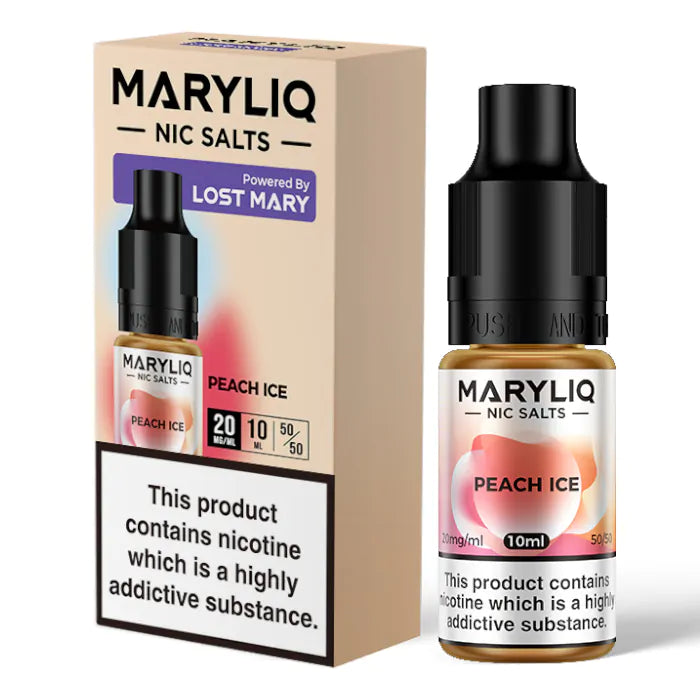 MARYLIQ - PEACH ICE - NIC SALT 10MG