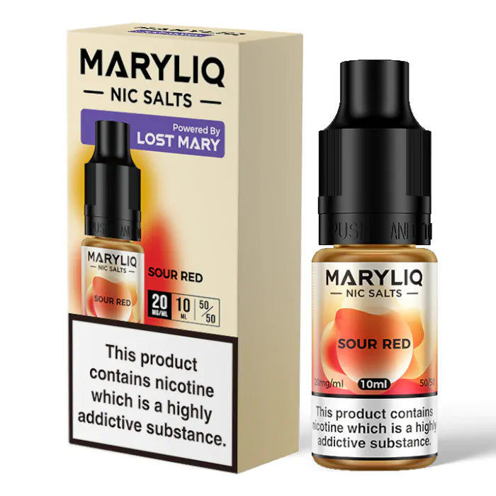 MARYLIQ - SOUR RED - NIC SALT 10MG