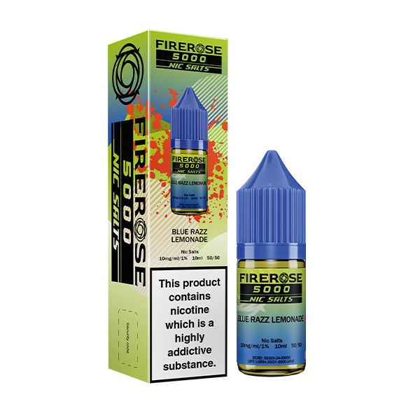 FIREROSE 5000 - BLUE RAZZ LEMONADE - NIC SALT 10MG