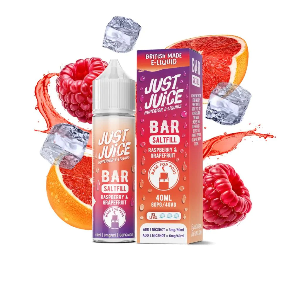 Just Juice - Raspberry & Grapefruit - 40ml