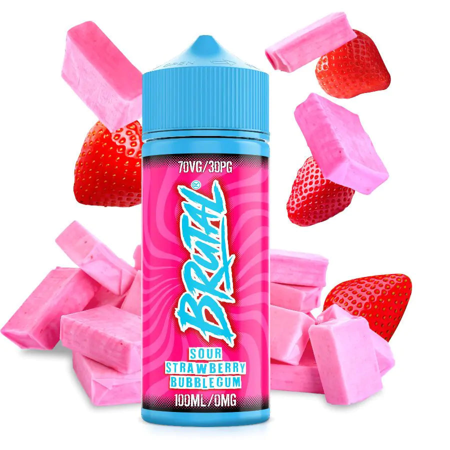 BRUTAL - SOUR STRAWBERRY BUBBLE - 100ML