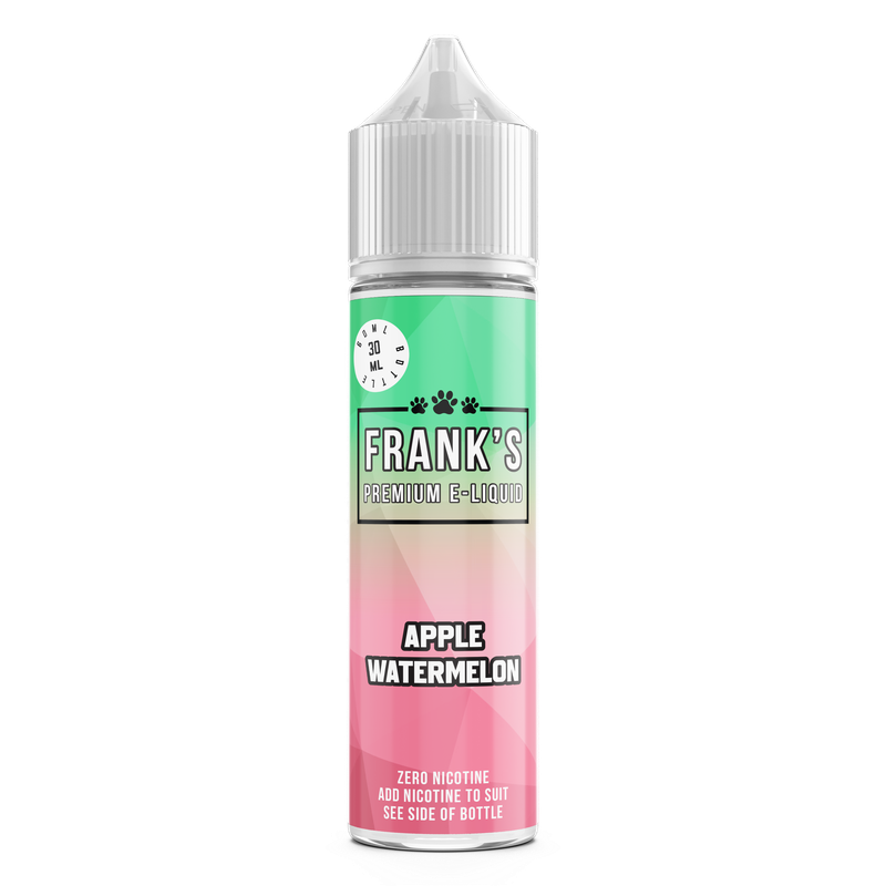 Frank's White Lid- Apple Watermelon - Longfill - 0 to 10mg
