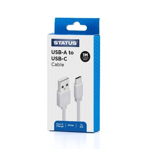 USB-A to USB-C Cable 1M