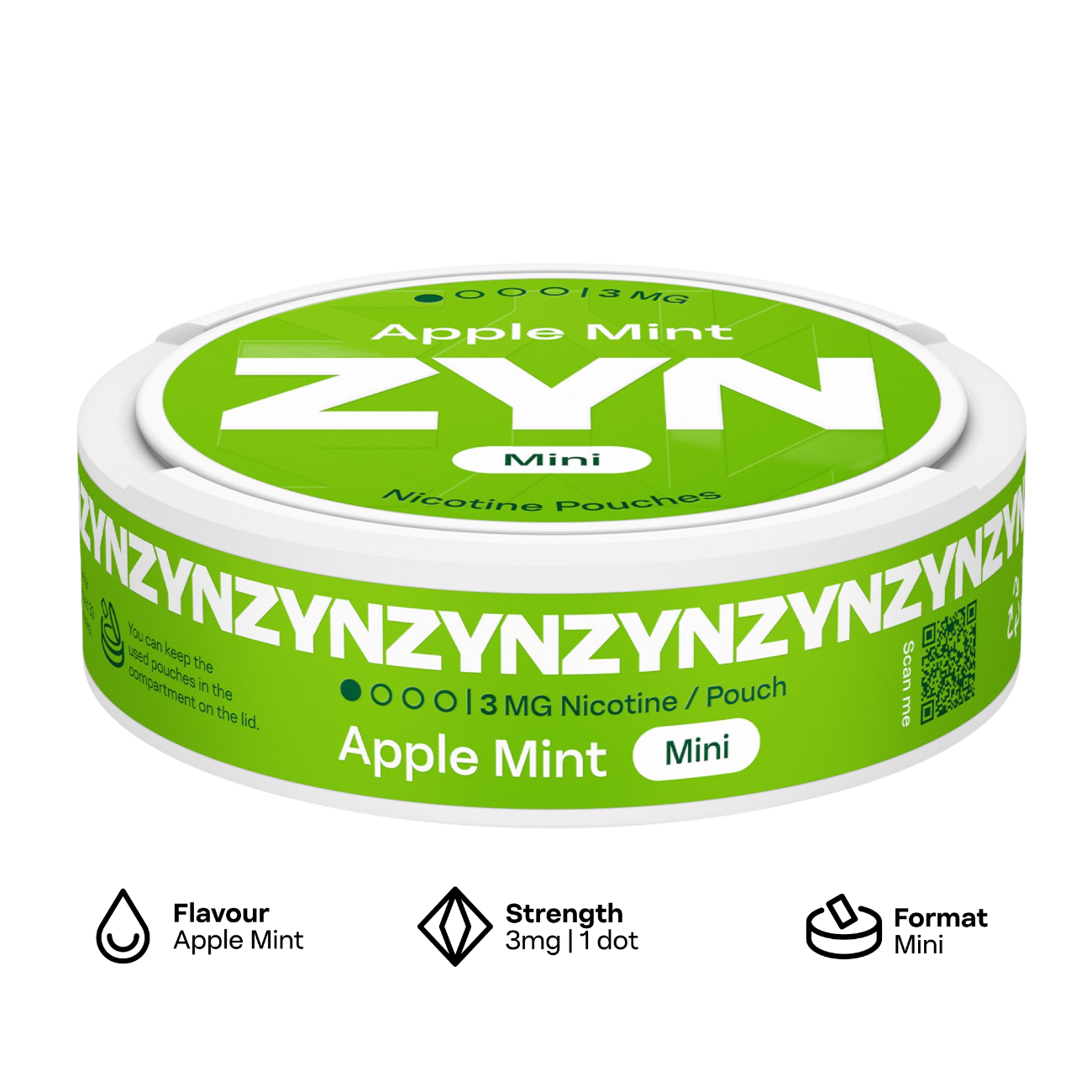 ZYN mini - Apple Mint - 3MG pouches