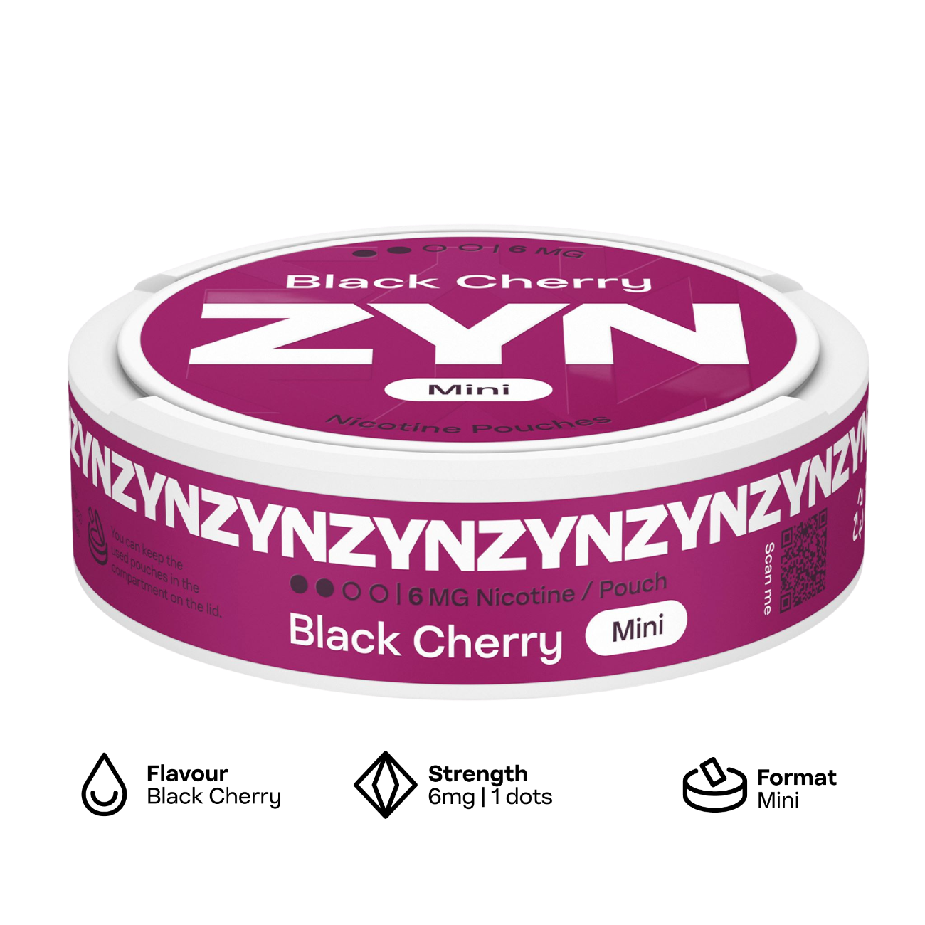 ZYN mini - Black Cherry - 6mg Pouches