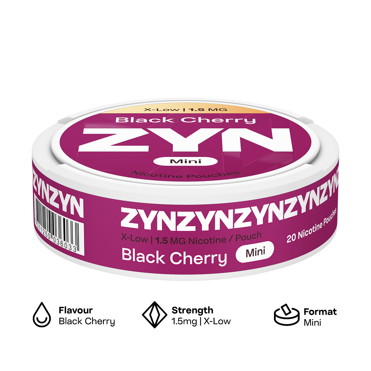 ZYN mini - Black Cherry - 1.5mg Pouches