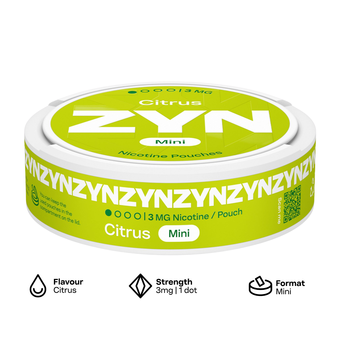 ZYN mini - Citrus - 3mg Pouches