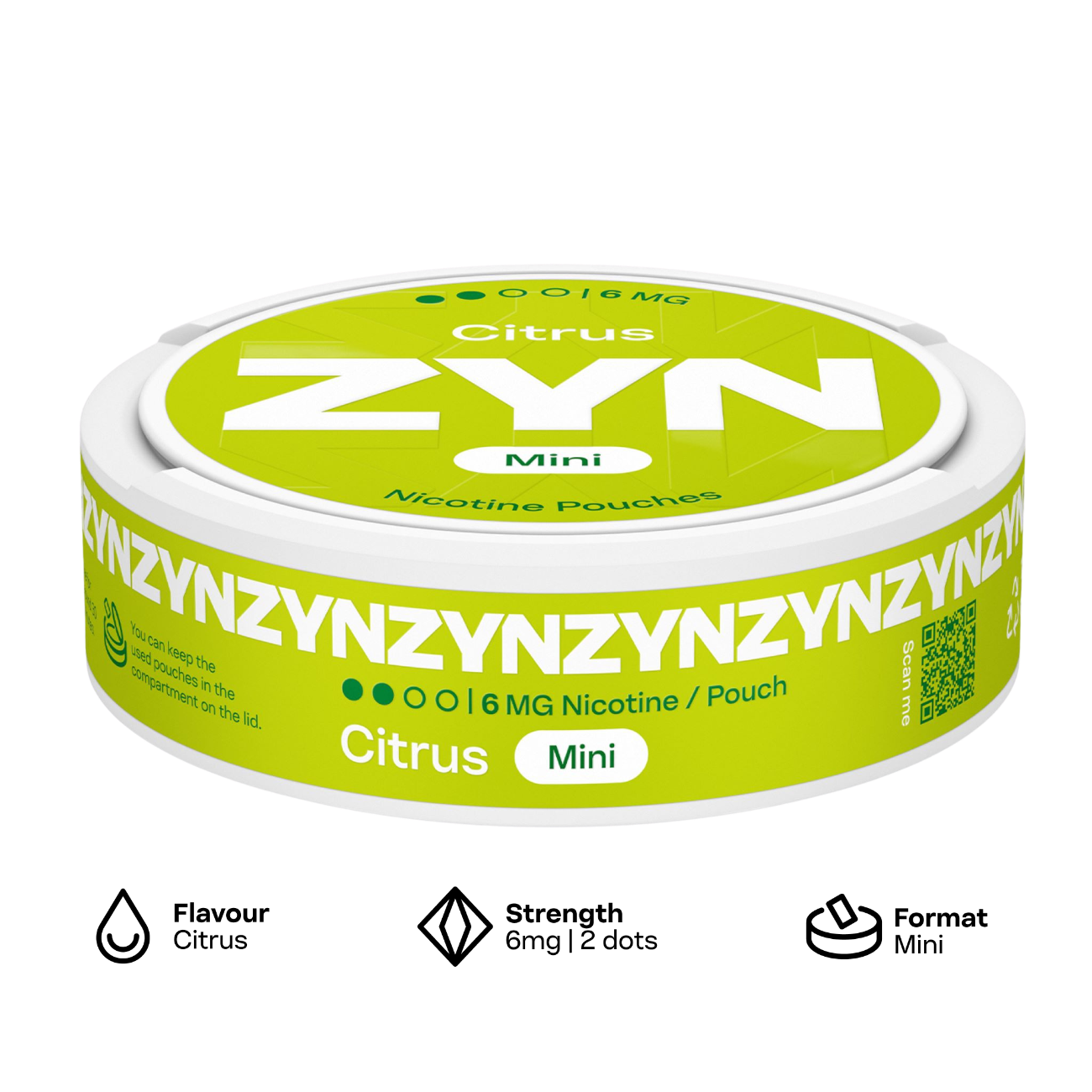 ZYN mini - Citrus - 6mg Pouches
