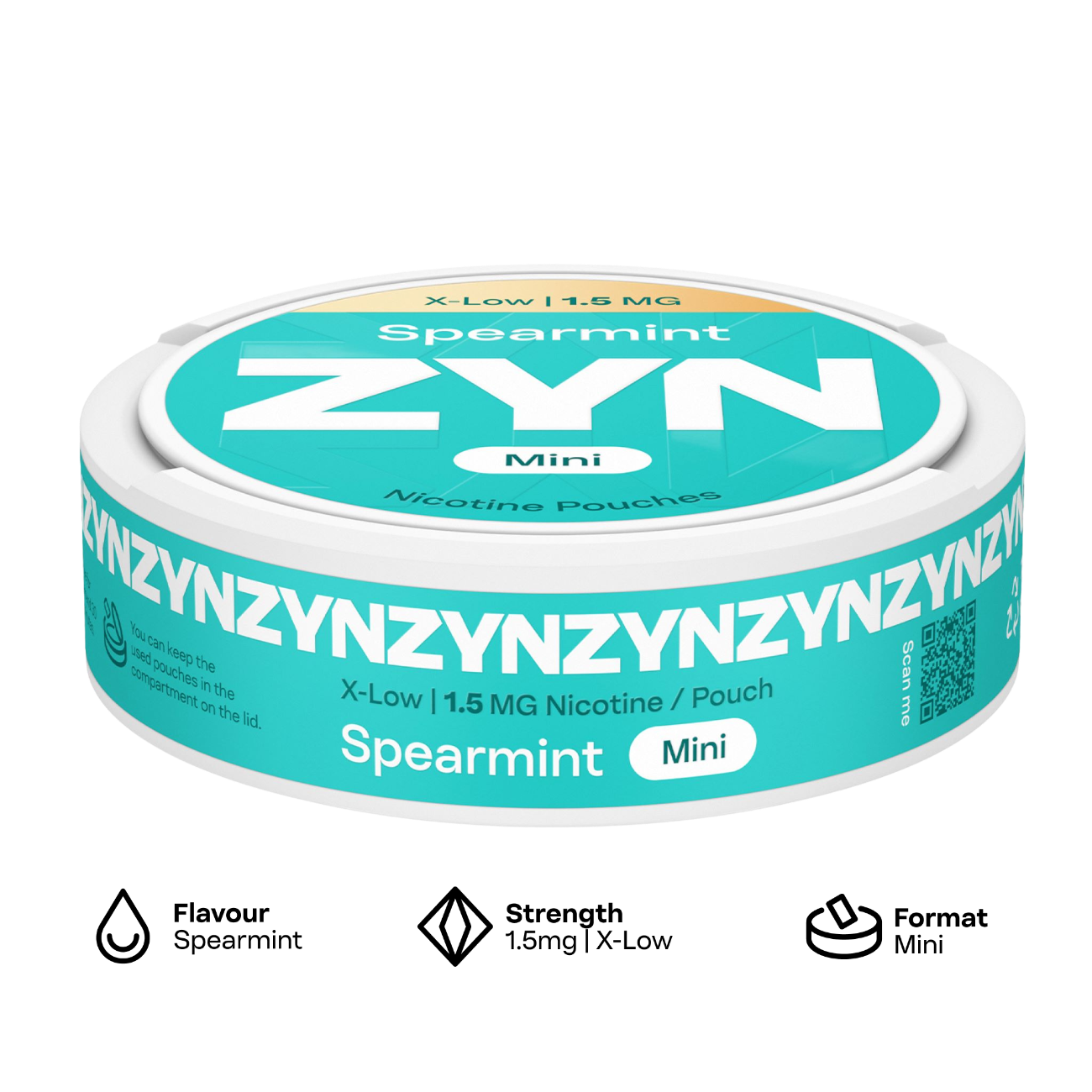 ZYN mini - Spearmint - 1.5mg Pouches