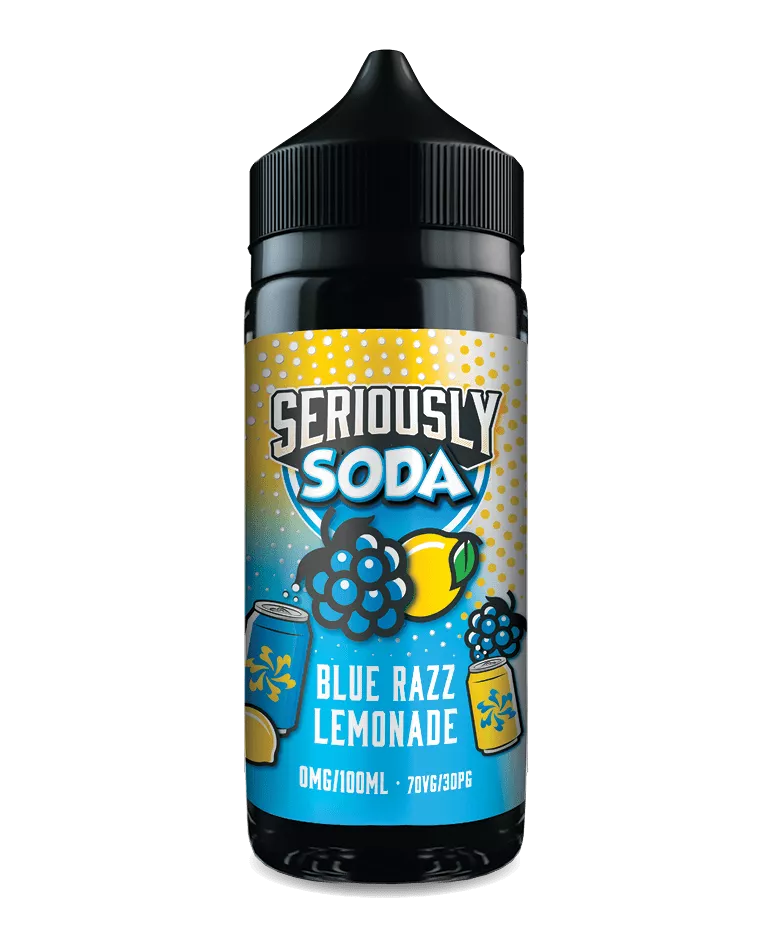 SERIOUSLY SODA - BLUE RAZZ LEMONADE - 100ML