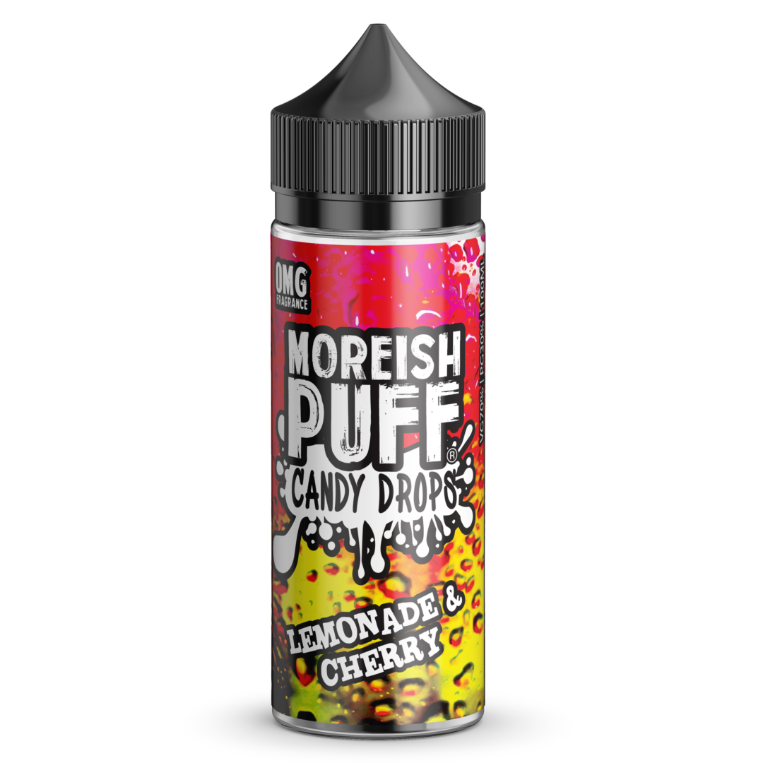 MOREISH PUFF -LEMONADE & CHERRY CANDY DROPS - 100ML