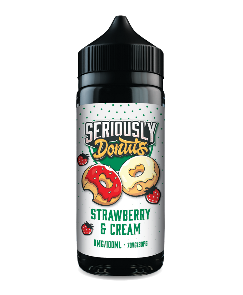 SERIOUSLY DONUTS - STRAWBERRY & CREAM - 100ML