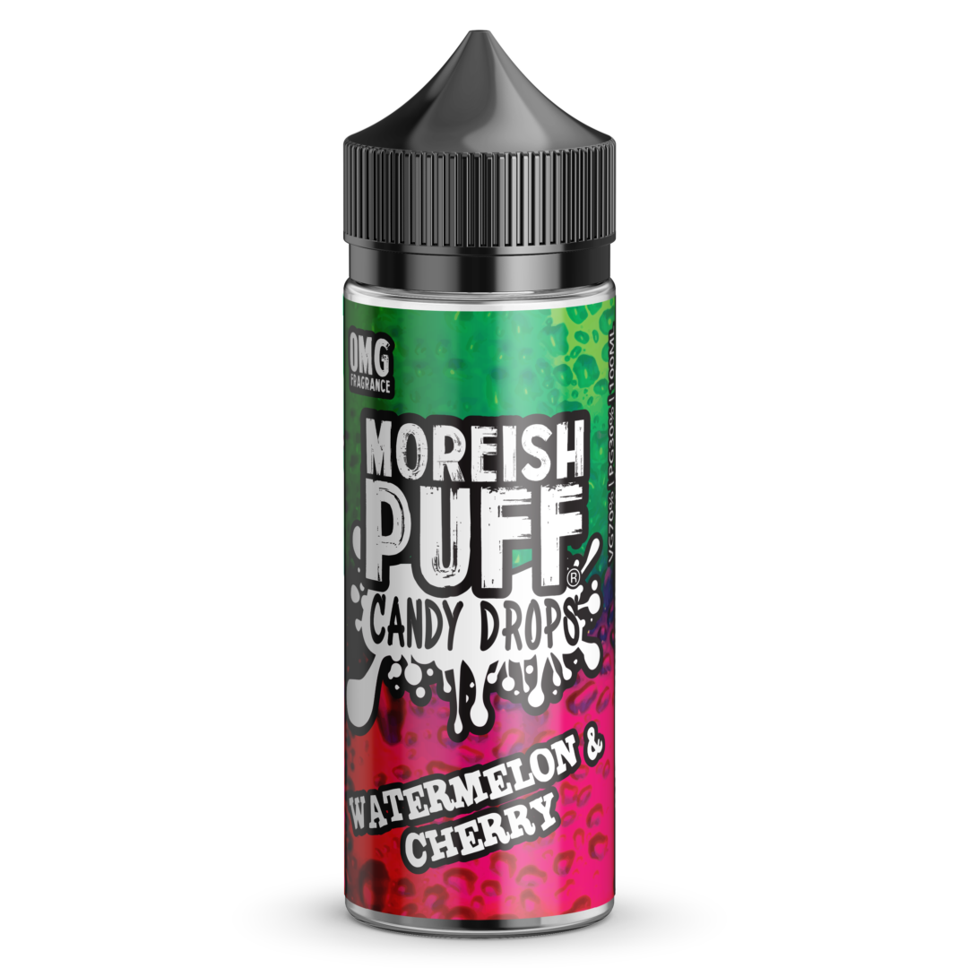 MOREISH PUFF - WATERMELON & CHERRY CANDY CHILLED - 100ML